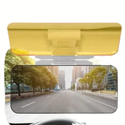 2-in-1 Car Sun Visor – Yellow Night Vision & Black Day Shade