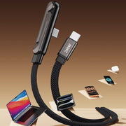 2-in-1 240W Fast Charging Cable with Stand