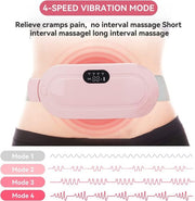 Portable Menstrual Heating Belt with Massage for Pain Relief