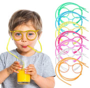 Funny Silly Straw Glasses Kids