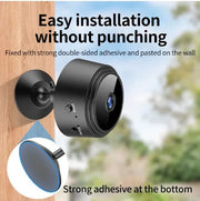 A9 Mini WiFi Security Camera HD 1080P Rechargeable