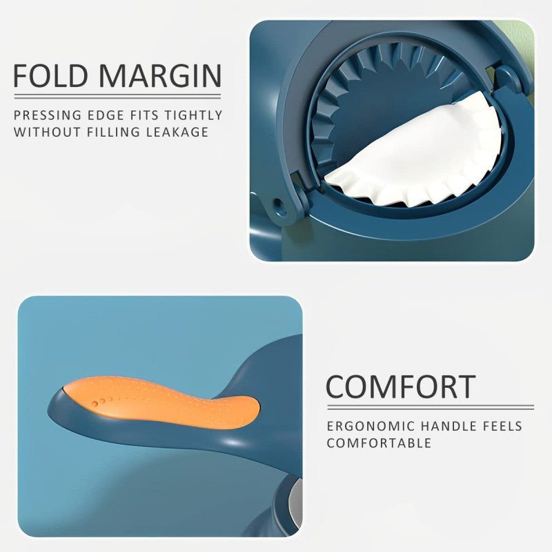 2 - in - 1 Manual Dumpling Maker Mold | Dough Press & Rolling Machine | Momos, Gyoza, Tortilla Kitchen Tool - Smart Flex Store