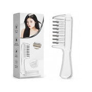 2-in-1 Transparent Essential Oil Applicator & Scalp Massager Comb