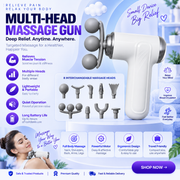 9-in-1 USB Rechargeable Massage Gun