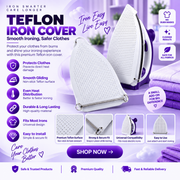 Premium Iron Cover – Protects Clothes from Burns & Stains