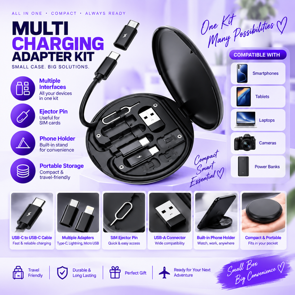 5-in-1 60W Fast Charging Cable Kit