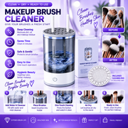 Electric Makeup Brush Cleaner & Dryer – All-in-One Cleaning Tool