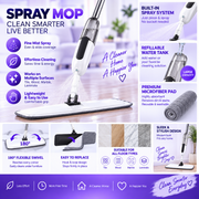 Magic Spray Flat Mop – Effortless Floor Cleaning