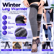 Winter Leg Warmers – Warm, Soft & Adjustable Knit Leg Covers