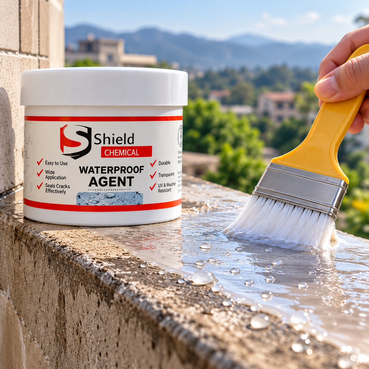 Shield Chemical Waterproof Agent – Water-Resistant Surface Protection